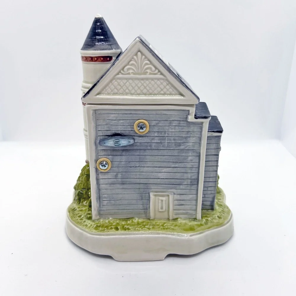 Otagiri Ceramic Victorian House Musical Coin Bank - Picture 5 of 8